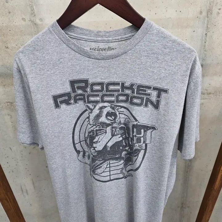 [BUNJANG] Guardians of the Galaxy Rocket T-Shirt / [M]가디언즈 오브 갤럭시 로켓 반팔