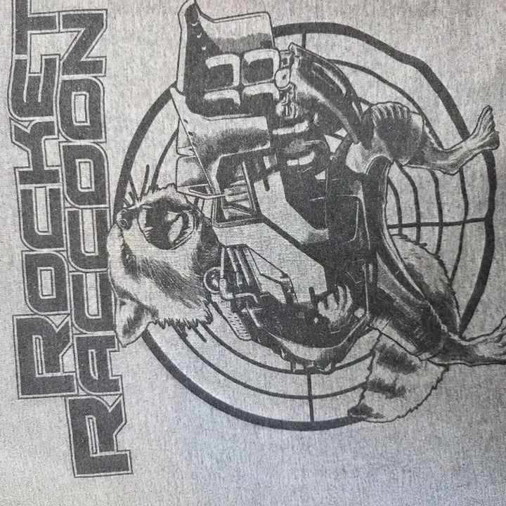 [BUNJANG] Guardians of the Galaxy Rocket T-Shirt / [M]가디언즈 오브 갤럭시 로켓 반팔