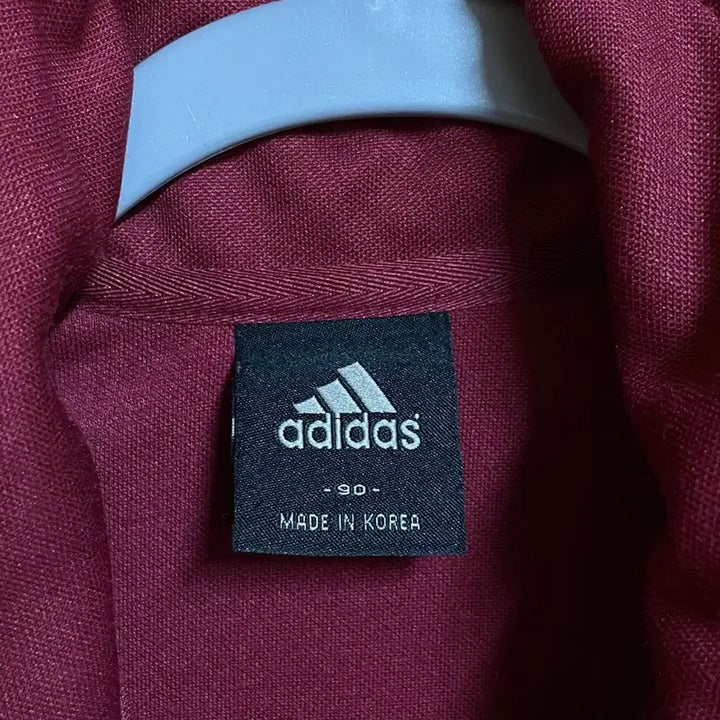 [BUNJANG] Adidas Full Zip Track Jacket Burgundy / 아디다스 집업져지 버건디
