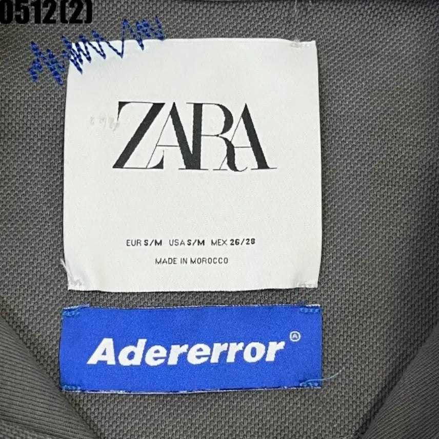 [BUNJANG] Zara x Ader Error Colorblock Long Sleeve Polo T-Shirt / 자라 아더에러 콜라보 컬러블록 긴팔 폴로 티셔츠