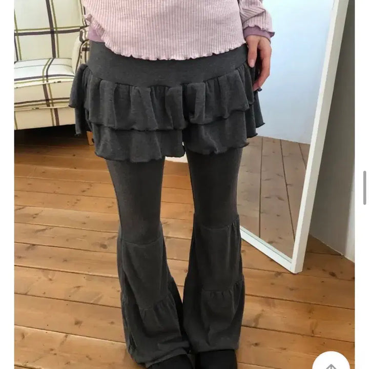 [BUNJANG] Wonder Wonder Skirt Leggings Charcoal / 외출x) 에이블리 원더원더 치마 레깅스 시즈니룩 위시코어