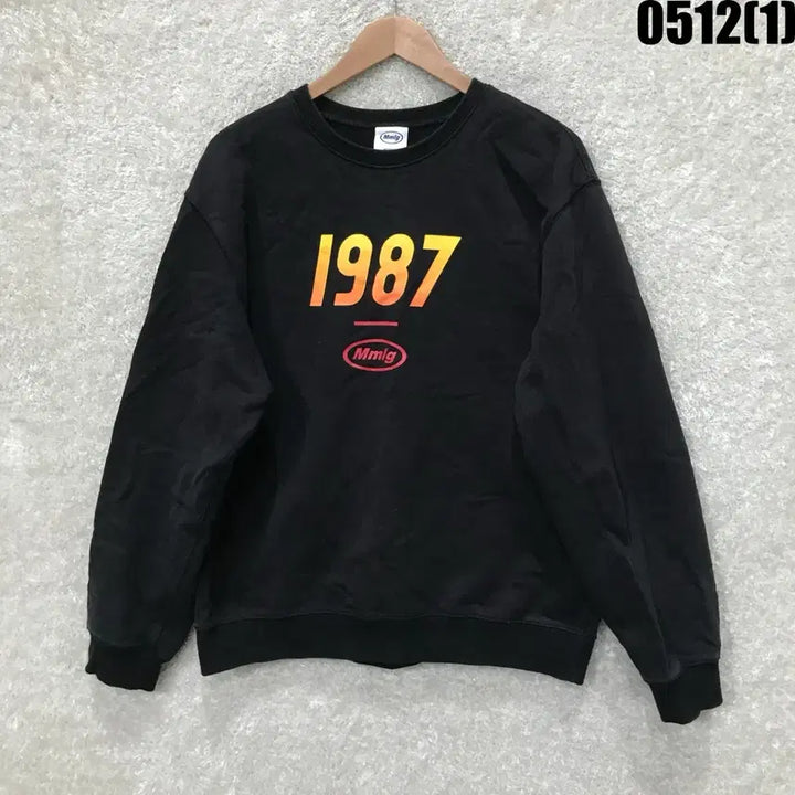 [BUNJANG] MMIG 1987 Black Sweatshirt T-Shirt / MMIG 1987 블랙 맨투맨 티셔츠 m