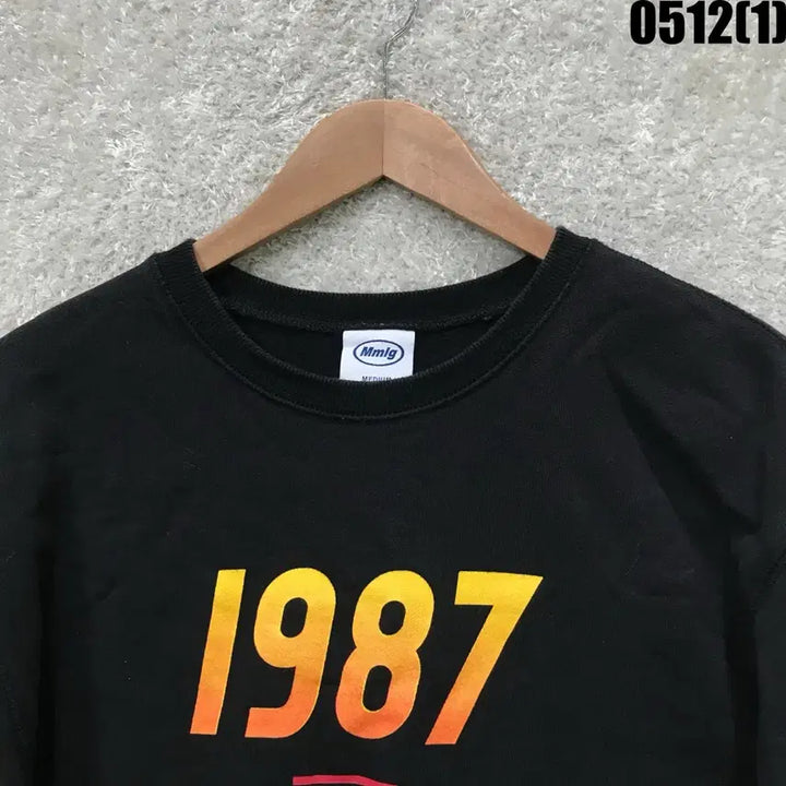 [BUNJANG] MMIG 1987 Black Sweatshirt T-Shirt / MMIG 1987 블랙 맨투맨 티셔츠 m
