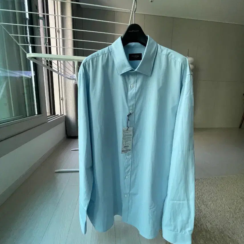 [BUNJANG] Mind Bridge Twill Dress Shirt Blue / 마인드브릿지(새상품) 트윌 드레스 셔츠 110