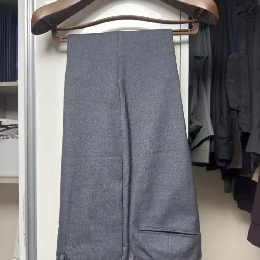 [BUNJANG] Pottery Wool Sports Setup Dark Grey Jacket Pants Set / 포터리 울 스포츠 셋업 다크그래이 (자켓3/하의2)