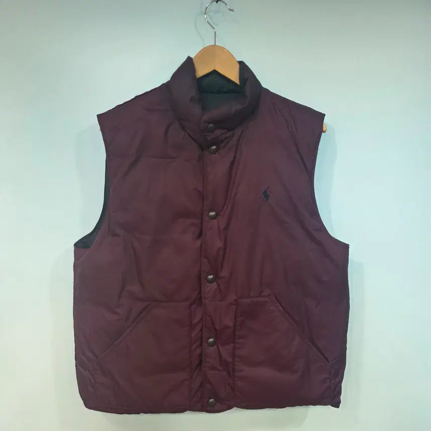 [BUNJANG] Polo Reversible Down Vest / 폴로 양면 다운 조끼