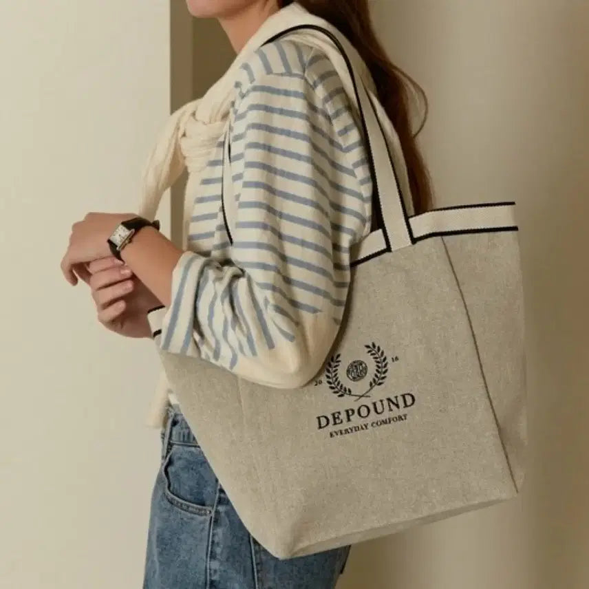 [BUNJANG] Depound Joy Canvas Bag / 드파운드 조이 캔버스백