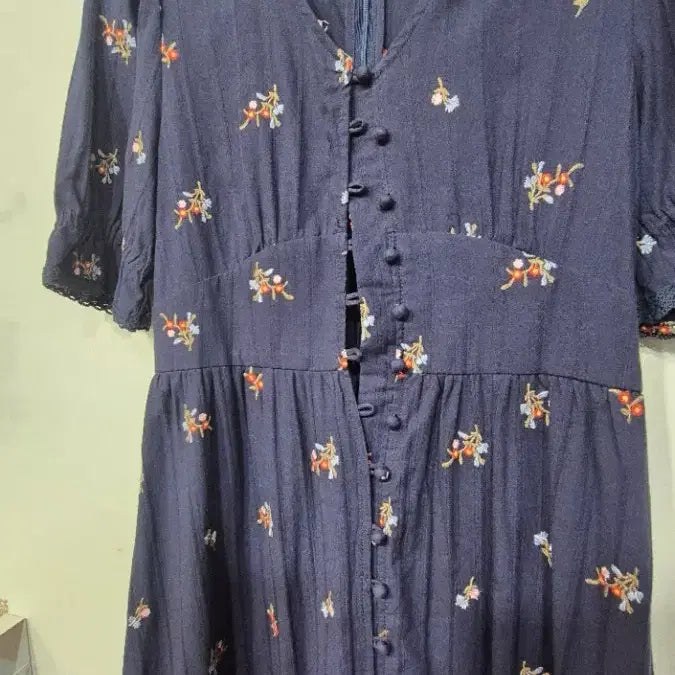 [BUNJANG] Bean Button Front Blouse / 전면 콩단추        싸이즈 :  55-66넉넉