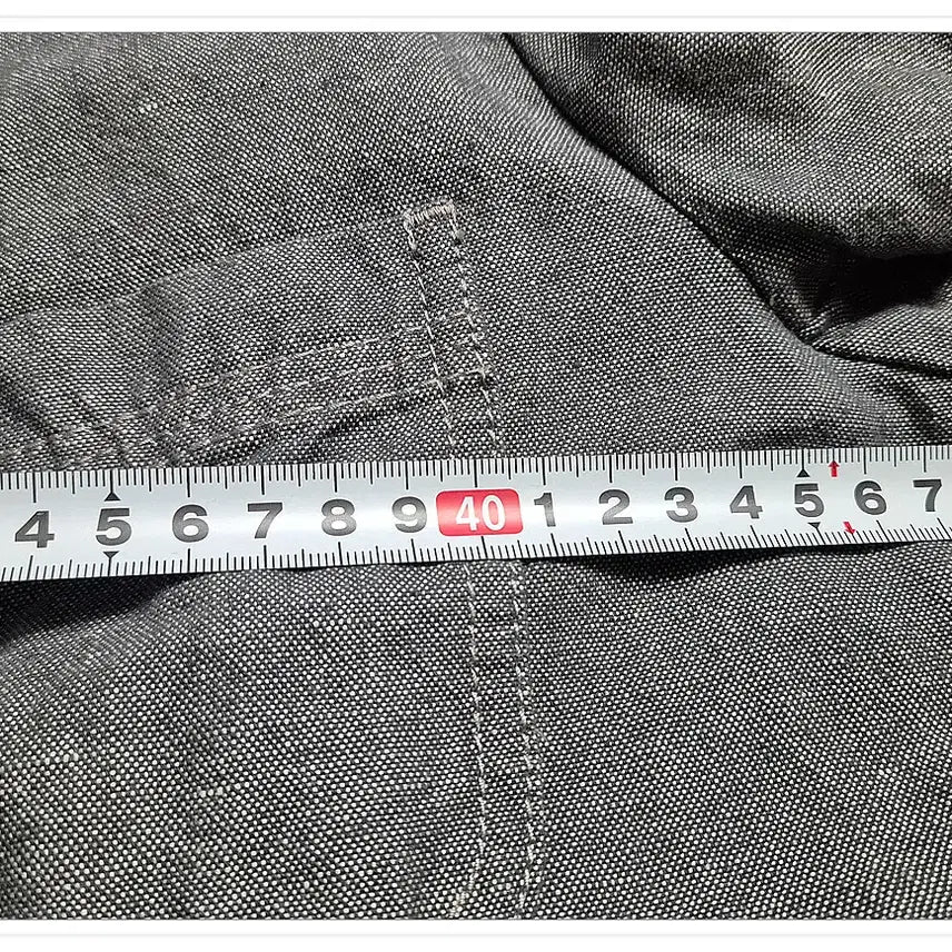 [BUNJANG] ICCA Linen Cotton Grey Work Jacket - Medium / 일본, ICCA 린넨 코튼 그레이 워크 재킷 M