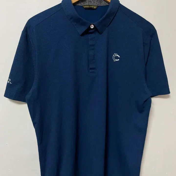 [BUNJANG] Louis Castel Functional Span Short-Sleeve Polo T-Shirt / 105-110 루이까스텔 골프 기능성 스판 반팔 카라티 정품