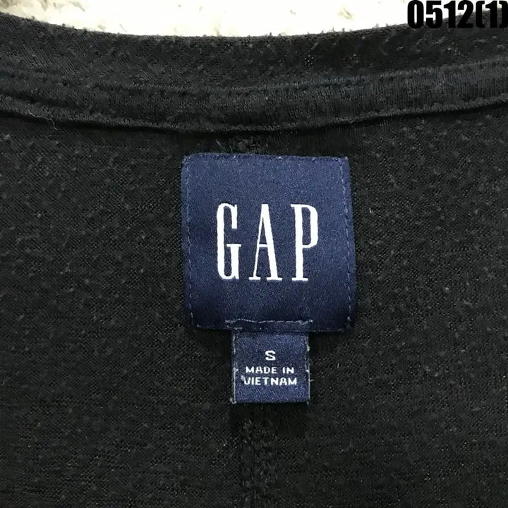 [BUNJANG] GAP Black Long Sleeve T-Shirt - Size S / GAP 갭 블랙 긴팔 티셔츠 s