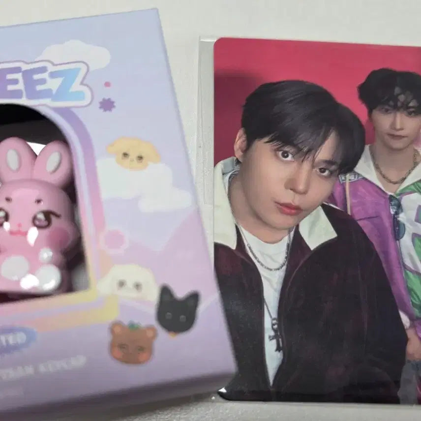 [BUNJANG] ATEEZ Aniteez Popup 2nd Week Seonghwa &amp; Jongho Unit Photocard + Ddeongbyeol Keycap / 에이티즈 애니티즈 팝업 2주차 포카+떵별이 키캡