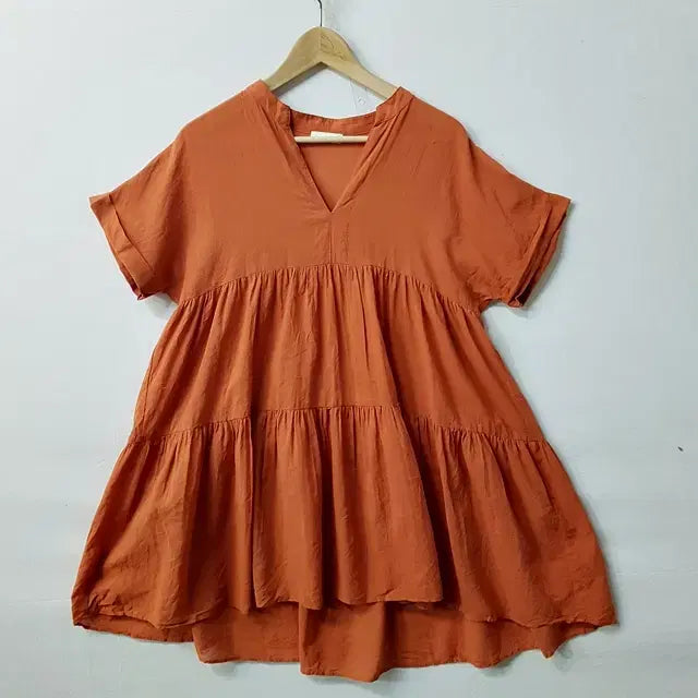[BUNJANG] Earth Music &amp; Ecology Cotton Long Blouse / Earth Music Ecology 롱 블라우스