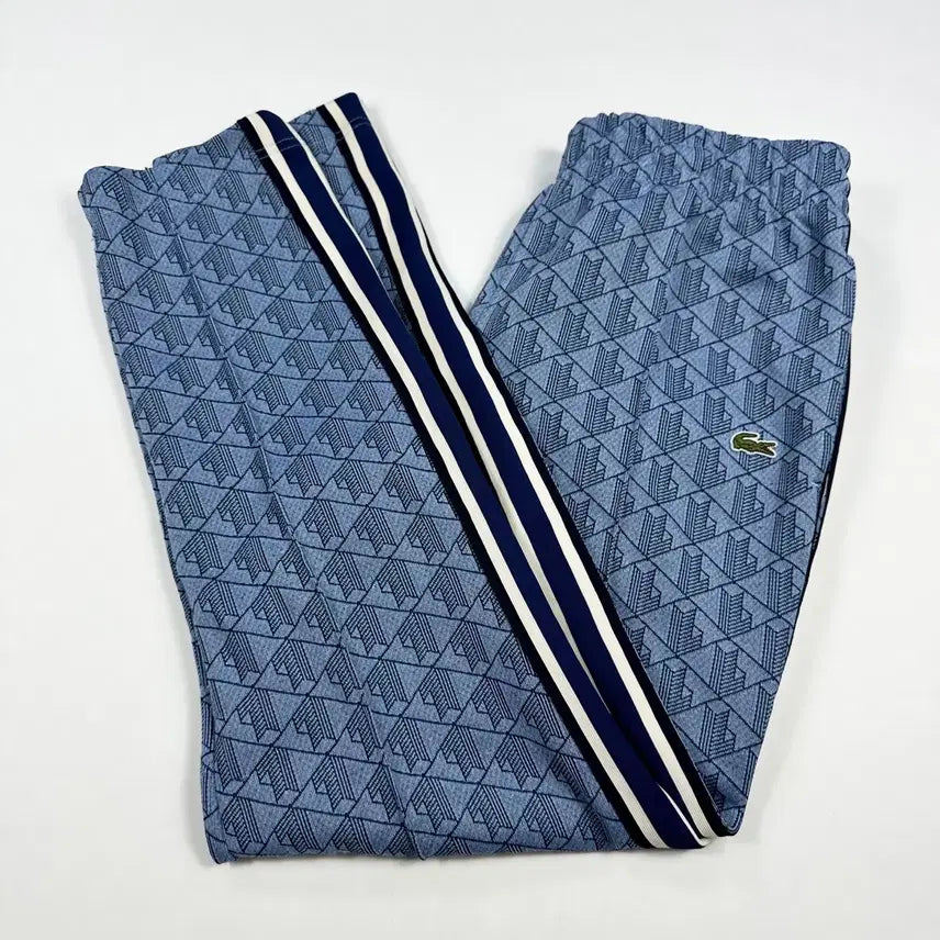 [BUNJANG] Lacoste Crocodile Regular Fit Patterned Track Pants (XL) / 라코스테 크록 레귤러 핏 패턴 츄리닝바지 (XL)