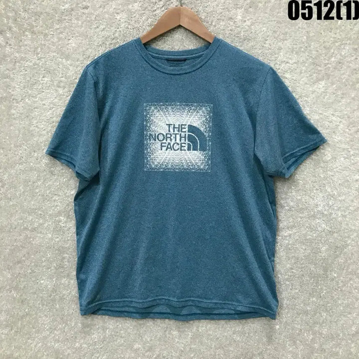 [BUNJANG] The North Face Short-Sleeve T-Shirt Blue - Medium / 노스페이스 반팔 티셔츠 블루 m