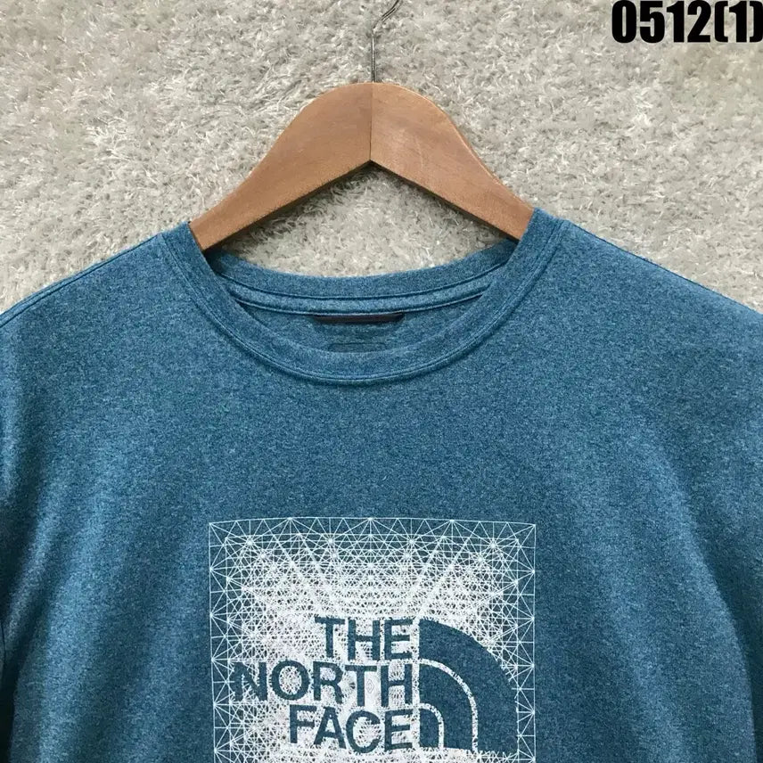 [BUNJANG] The North Face Short-Sleeve T-Shirt Blue - Medium / 노스페이스 반팔 티셔츠 블루 m