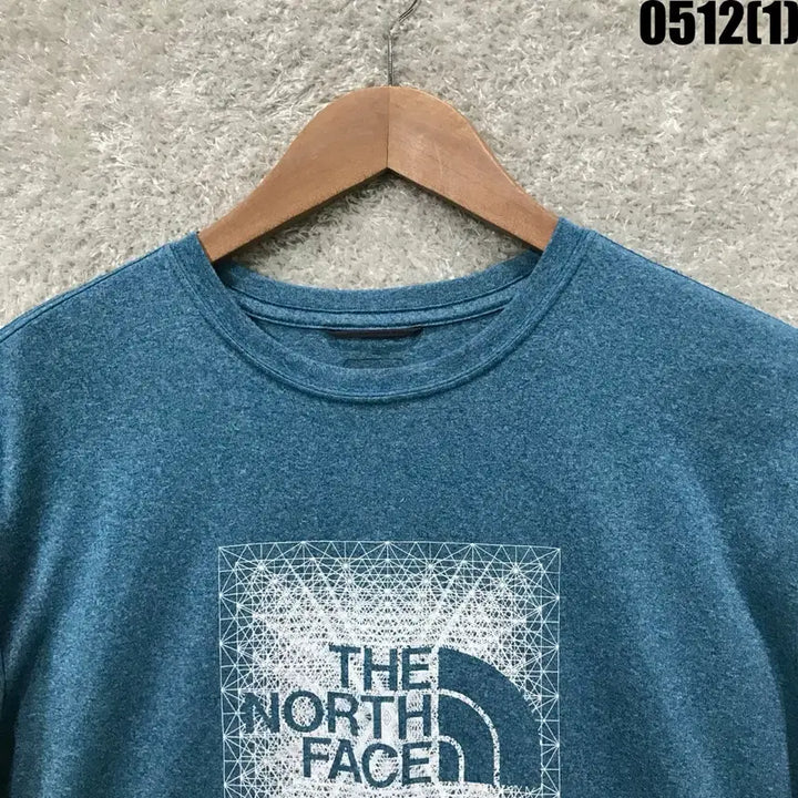 [BUNJANG] The North Face Short-Sleeve T-Shirt Blue - Medium / 노스페이스 반팔 티셔츠 블루 m