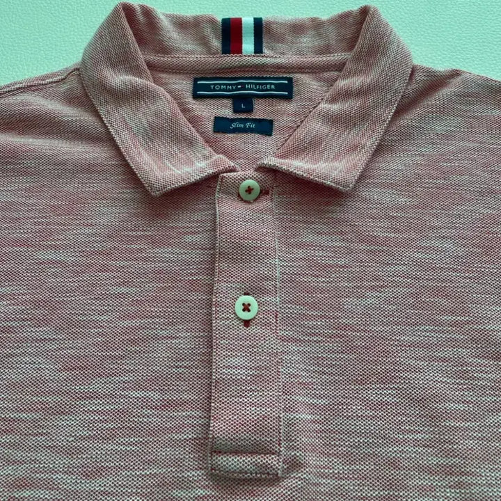 [BUNJANG] Tommy Hilfiger Short Sleeve Polo Shirt / 타미힐피거 반팔 카라티