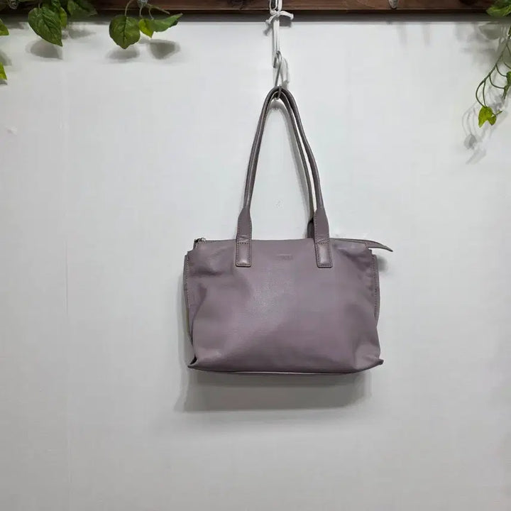 [BUNJANG] BREE Lavender Leather Tote Bag / BREE 브리 라벤더 레더 토트백