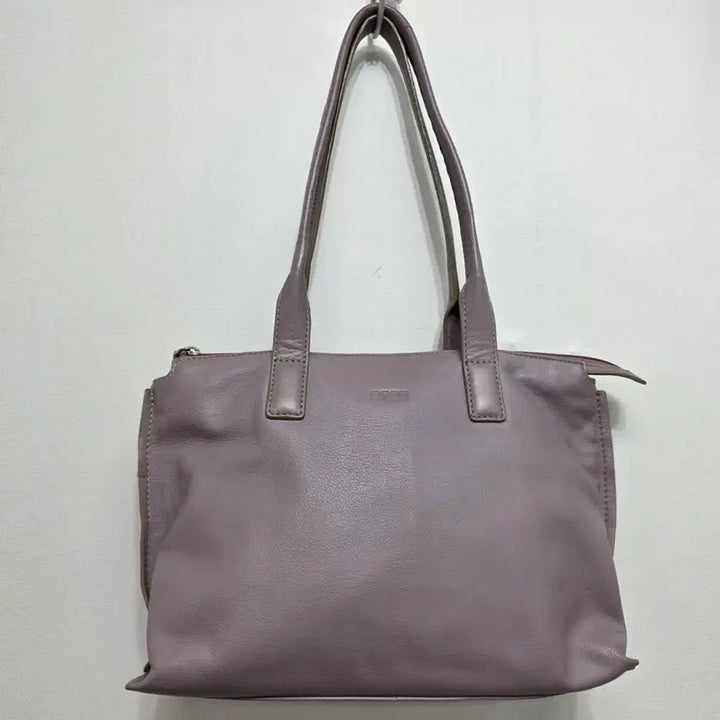 [BUNJANG] BREE Lavender Leather Tote Bag / BREE 브리 라벤더 레더 토트백