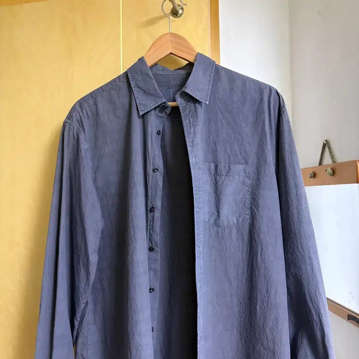[BUNJANG] Pottery Comfort Shirt Garment Dyed Charcoal Size 1 / 포터리 컴포트셔츠 가먼트다이드 차콜 1