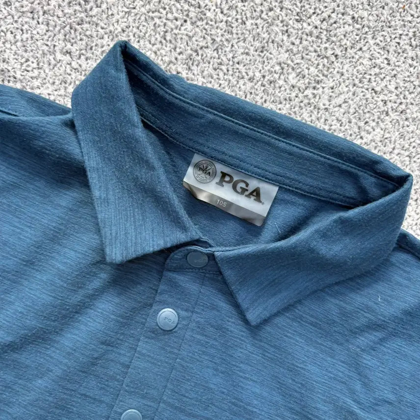 [BUNJANG] PGA New Golf Functional Long-Sleeve Polo Shirt / 105 PGA 신형 골프 기능성 긴팔 카라티 0507J