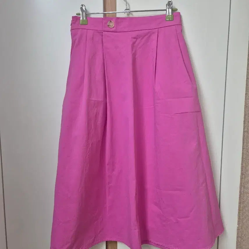 [BUNJANG] Coincoz Cotton Skirt Free Size Pink / 코인코즈. 면치마(프리)최상