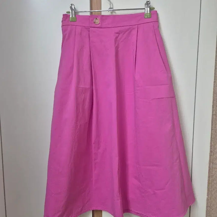 [BUNJANG] Coincoz Cotton Skirt Free Size Pink / 코인코즈. 면치마(프리)최상