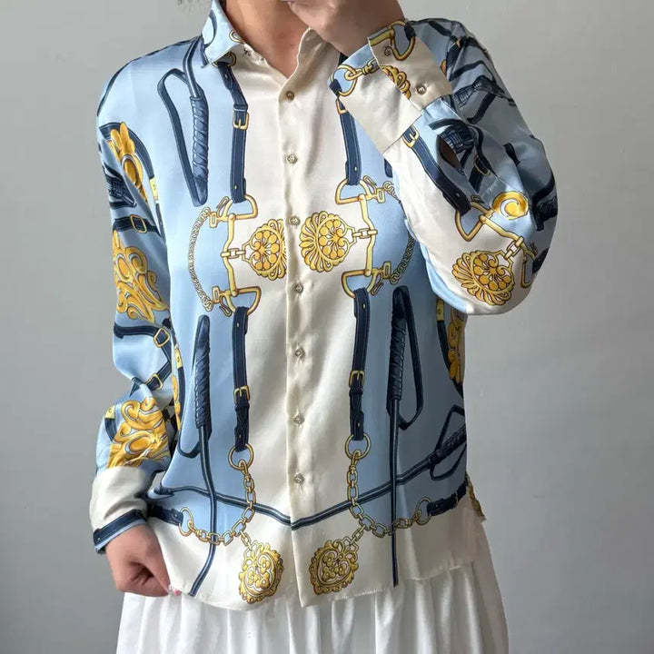 [BUNJANG] Zara Pattern Shirt / [M] 자라 패턴 셔츠