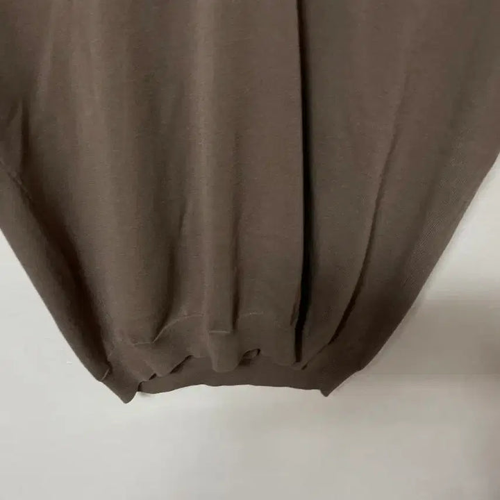 [BUNJANG] Cocoa Beige Spandex Short-Sleeve Knit (Size 95-100) / 95-100 코코아베이지 스판 반팔 니트