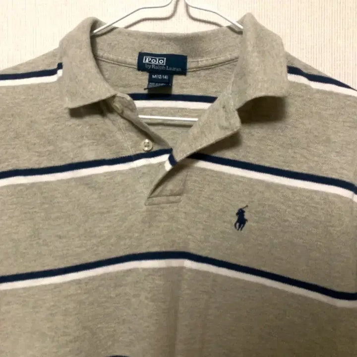 [BUNJANG] Polo Ralph Lauren Striped Short Sleeve Polo Shirt / 폴로 랄프로렌 스트라이프 반팔 카라티