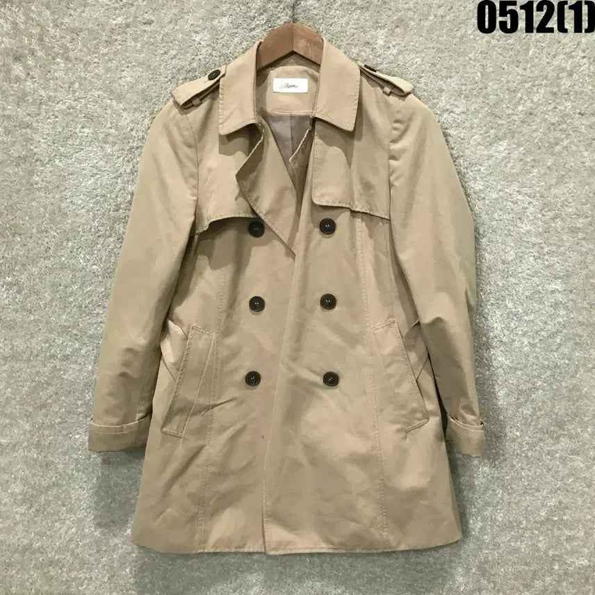 [BUNJANG] Roem Sand Beige Trench Coat - Size S / Roem 샌드 베이지 트렌치 코트 s