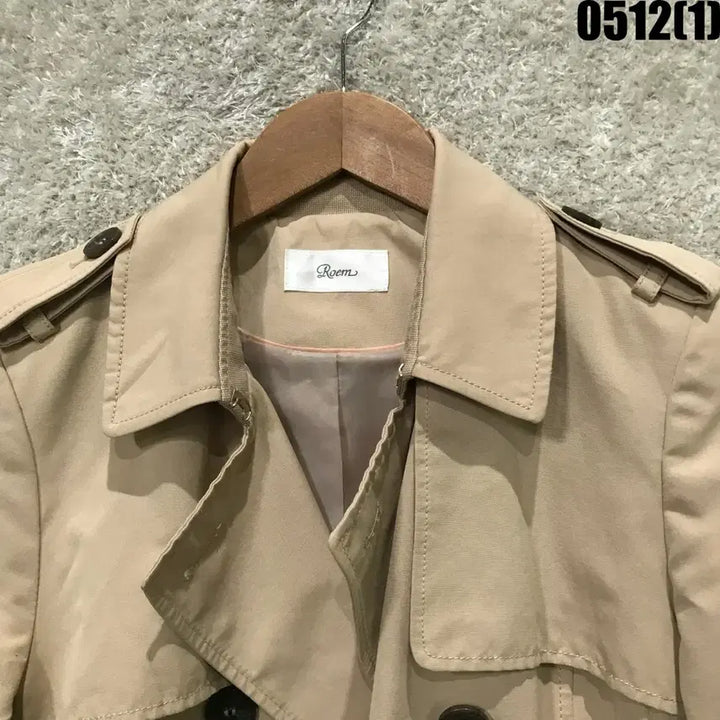 [BUNJANG] Roem Sand Beige Trench Coat - Size S / Roem 샌드 베이지 트렌치 코트 s