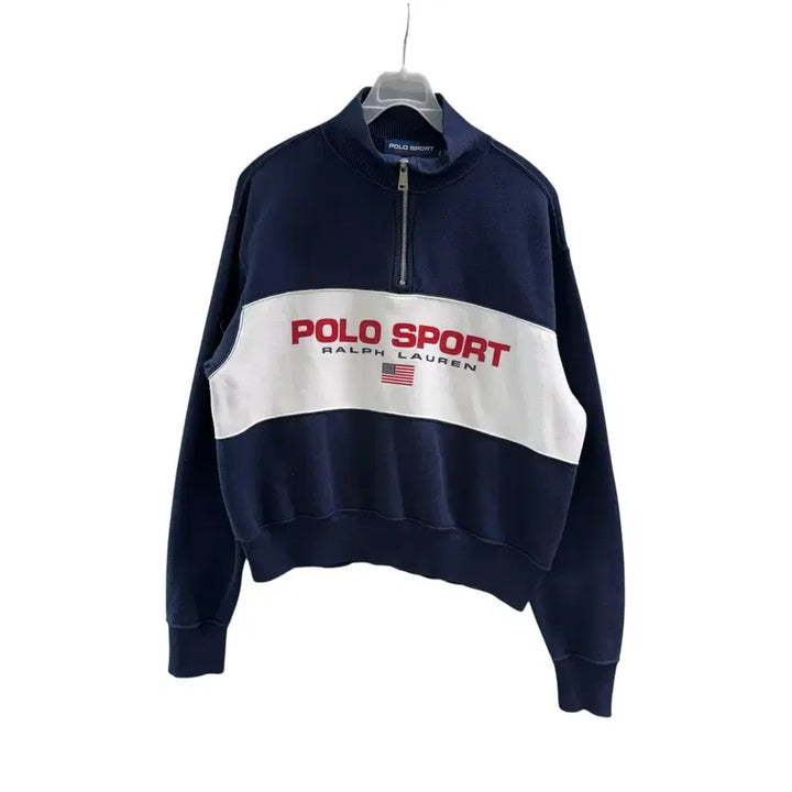 [SOLD OUT] [S] 폴로 스포츠 반집업 스웻셔츠