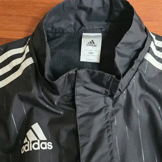 [BUNJANG] Adidas Windbreaker Jacket Black Size 100 / 아디다스 바람막이 블랙 100