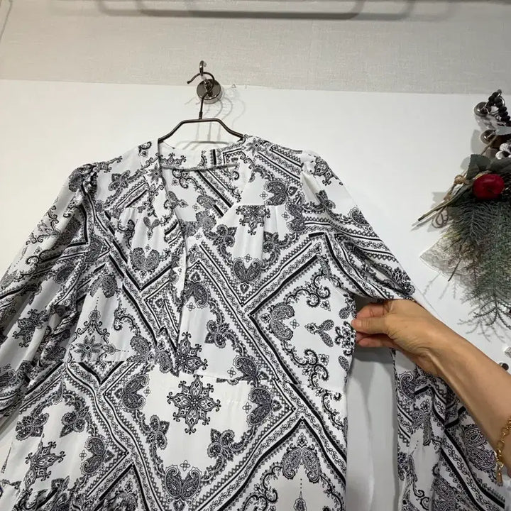 [BUNJANG] Cooling Maxi Dress Size 66-77 / 냉감원피스 66-77