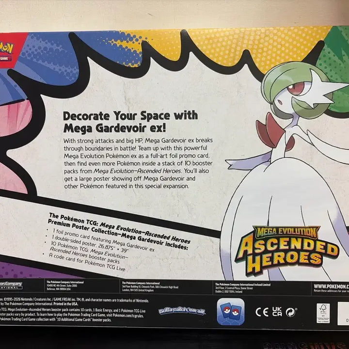 [BUNJANG] Pokemon Trading Cards (North American Edition) Sealed Ascended Heroes (Mega Dream) Series Premium Poster Collection / 포켓몬카드(북미판) 미개봉 히어로즈(메가드림)시리즈