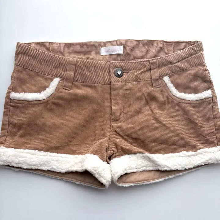[BUNJANG] Liz Lisa Heart Corduroy Shorts / 리즈리사 하트 코듀로이 양털 반바지 초코갸루 라떼갸루 핀터깔