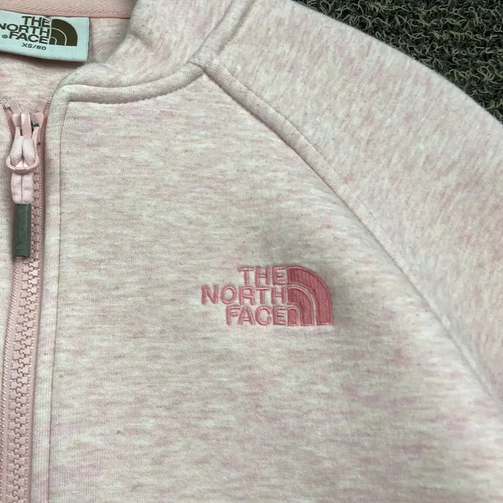 [BUNJANG] The North Face Light Pink Cotton Jacket / 노스페이스 연핑크 코튼 자켓