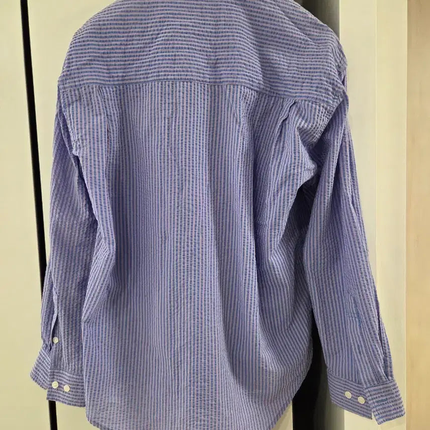 [SOLD OUT] M) 던스트 유니섹스 시어서커 스트라이프 셔츠