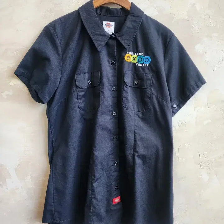[BUNJANG] Dickies Short Sleeve Shirt Black L / 디키즈  반팔 셔츠 블랙 L