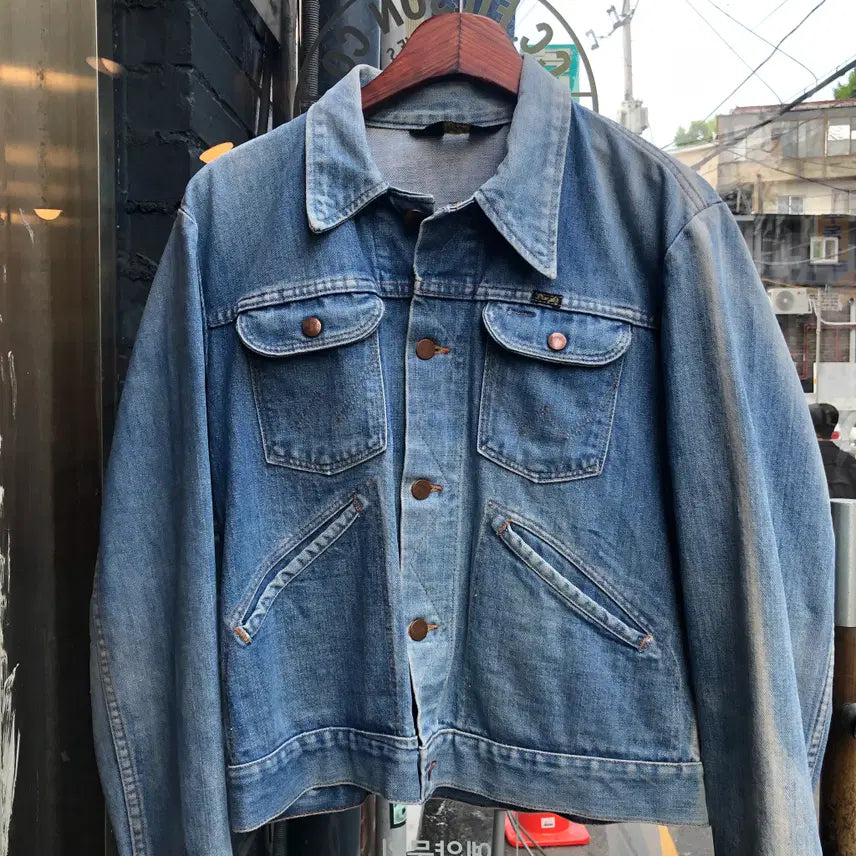 [BUNJANG] Vintage 70s Wrangler 124MJ-M Denim Jacket / 70s Wrangler 124mj-M