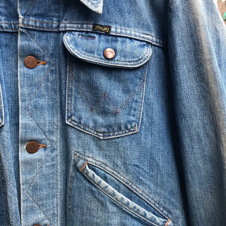 [BUNJANG] Vintage 70s Wrangler 124MJ-M Denim Jacket / 70s Wrangler 124mj-M