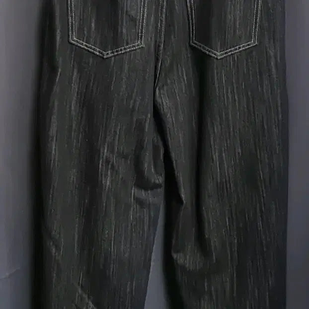 [BUNJANG] XEROBNR Black Denim Wide Pants / XEROBNR 블랙 데님 와이드 팬츠