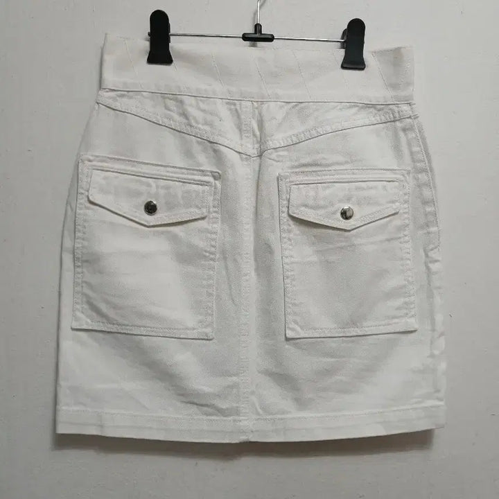[BUNJANG] Lucky Chouette White Denim Skirt Size 36 / 럭키슈에뜨 화이트 데님 치마 스커트 사이즈 36