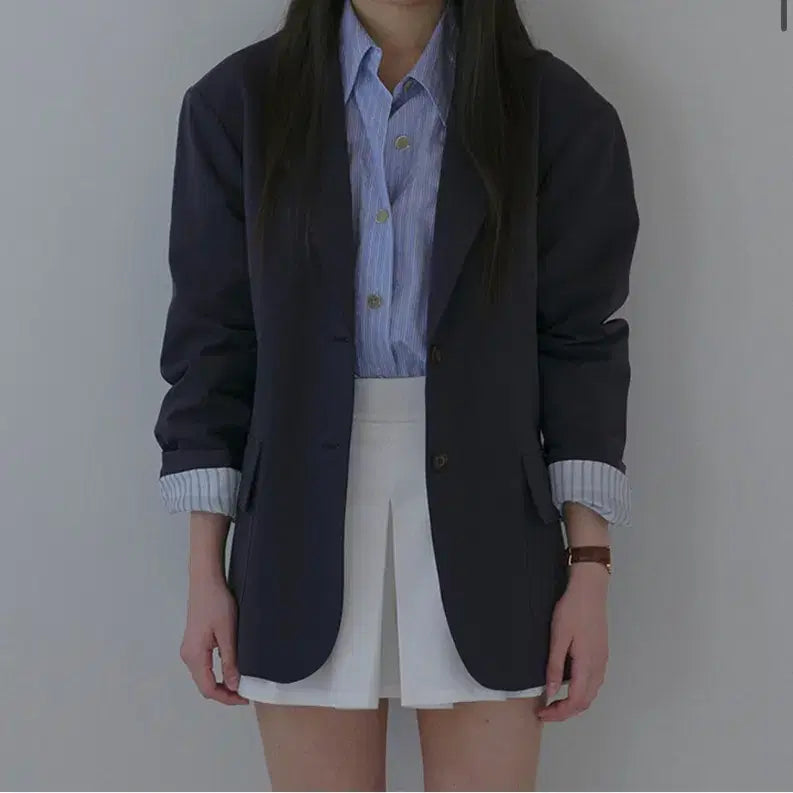 [BUNJANG] Magnet Archive Fresno Navy Jacket / [마그넷아카이브] Fresno 네이비자켓