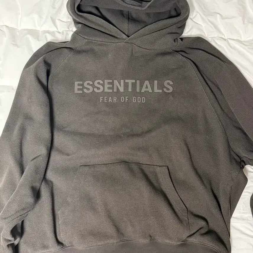 [BUNJANG] Fear of God Essentials Hoodie Grey / 에센셜 후드티 m