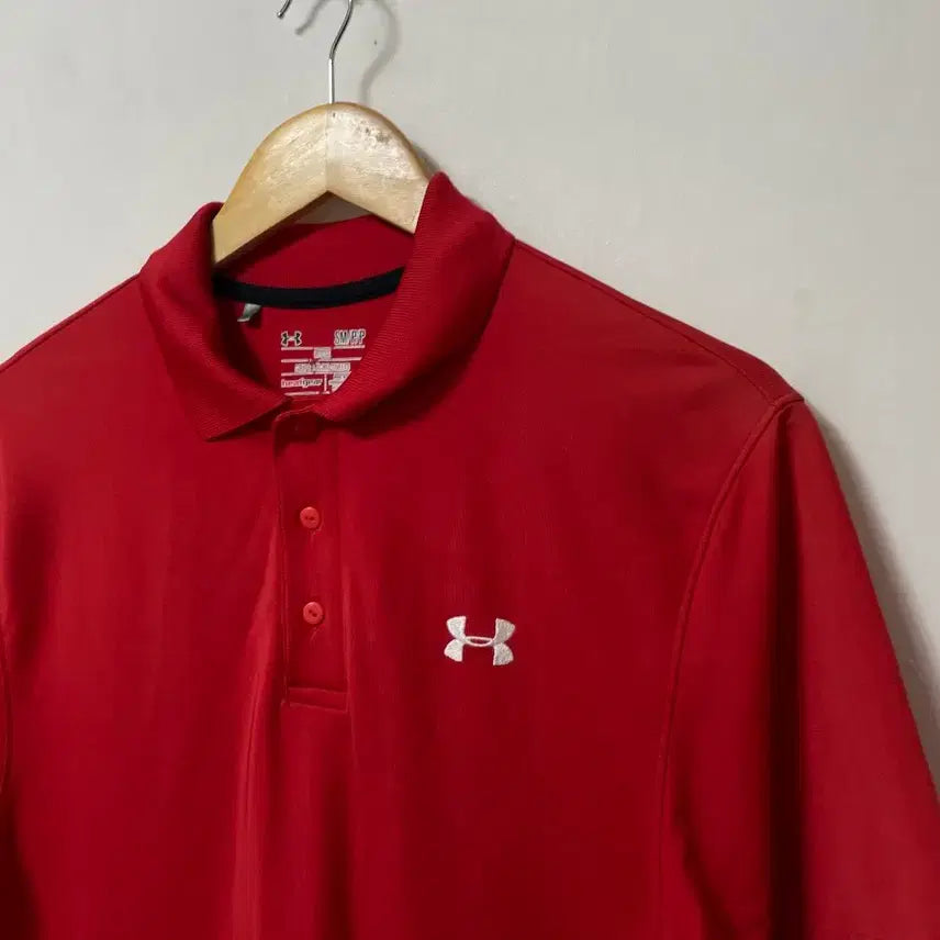 [BUNJANG] Under Armour Functional Spandex Short-Sleeve Polo Shirt / 95-100 언더아머 기능성 스판 반팔 카라티 정품