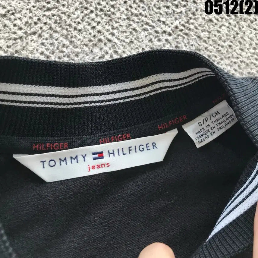 [BUNJANG] Tommy Hilfiger Black Zip-Up Jacket (S) / 타미힐피거 블랙 집업 자켓 s