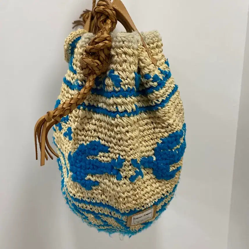 [BUNJANG] Takaneco Lapu-Lapu Raffia Shoulder Bag / lapu-lapu by Takaneco 라피아 숄더백